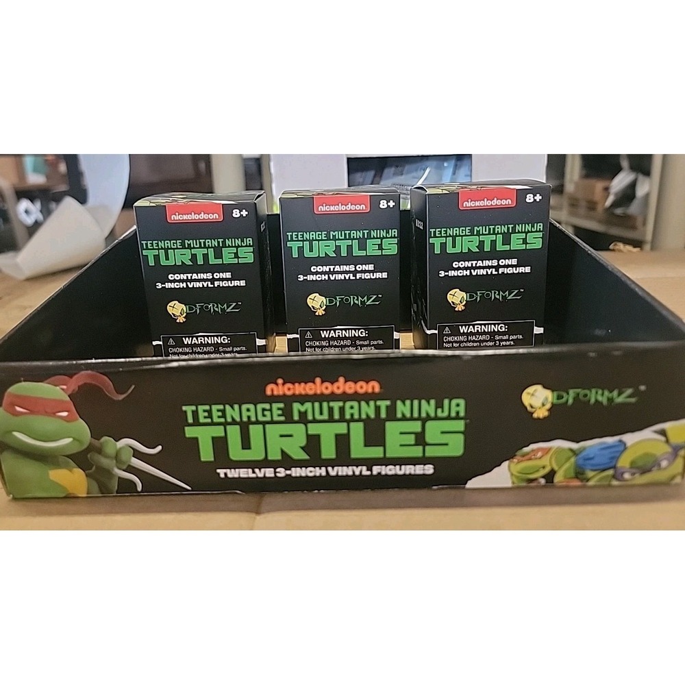 3 Diamond Select D-Formz Teenage Mutant Ninja Turtles & Counter Display New!